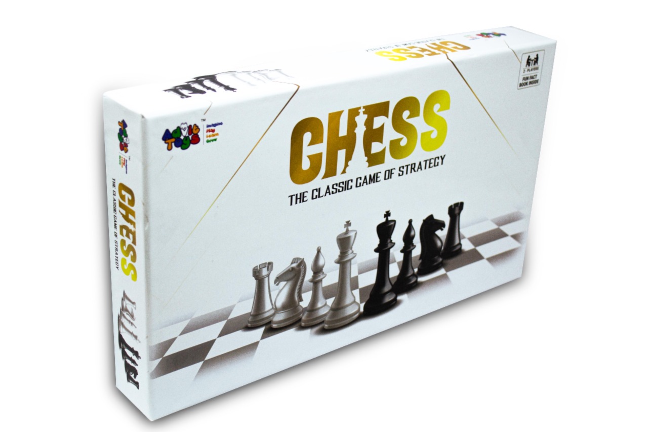 Advit Toys Chess - The Classic Game of Strategy for Kids, Boys, Youngsters, Men, Women / Play Chess and Increase Your Concentration Power (Fun Fact Book Inside), Birthday Gifts for Kids | Games for Focus, Memory, Mental Boost