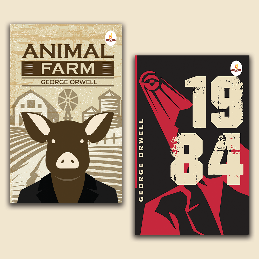 1984 + Animals Farm - Combo of 2 books