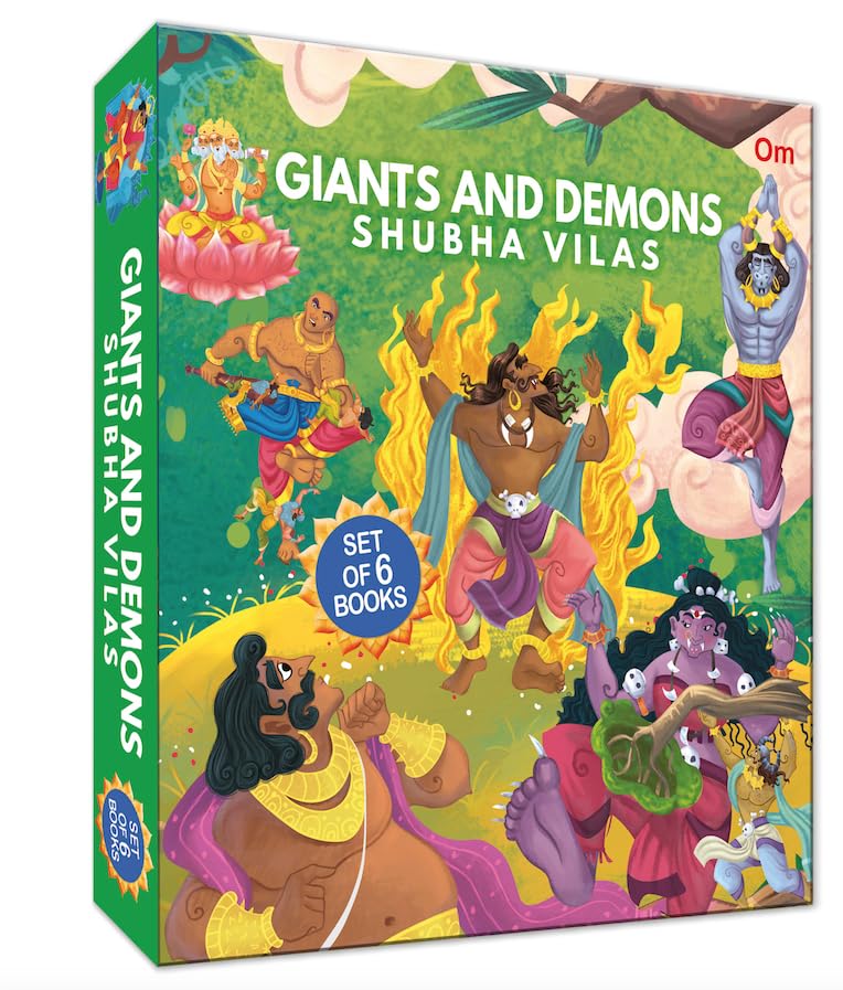 GIANTS AND DEMONS: COLLECTION OF 6 BOOKS - MAHISHASURA, PUTANA, GHATOTKACHA, BHASMALOCHANA, KUMBHAKARNA AND TADAKA