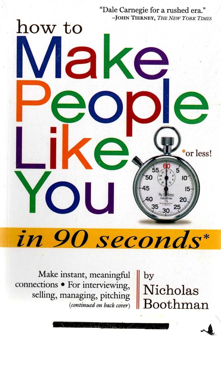 How to Make People Like You in 90 Seconds Or Less ( English)