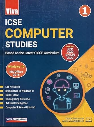 ICSE Computer Studies For Class - 1