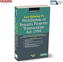 LAW RELATING TO PROHIBITION OF BENAMI PROPERTY TRANSACTIONS ACT 1988