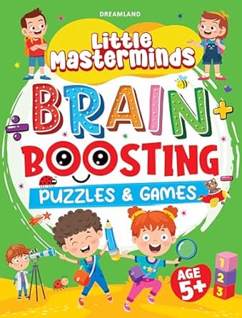 LITTLE MASTERMINDS: BRAIN BOOSTING PUZZLES & GAMES ACTIVITY BOOK FOR KIDS AGE 5 AND UP