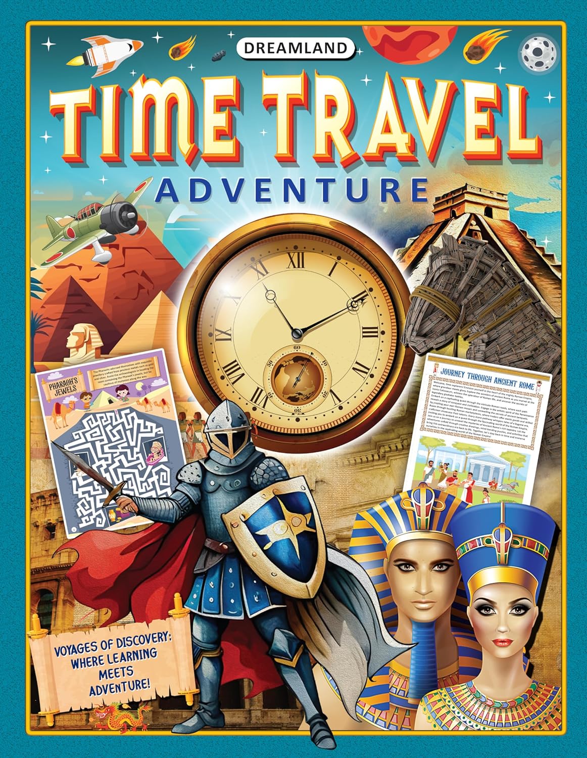 TIME TRAVEL ADVENTURE ACTIVITY BOOK FOR KIDS AGE 5 -10 YEARS