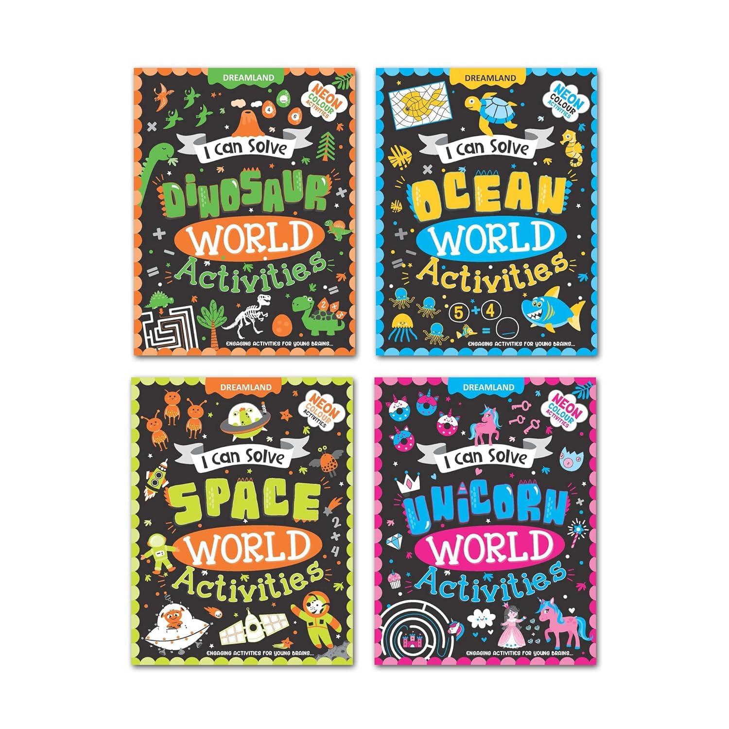 I Can Solve Activities Books Pack- A Set of 4 Books