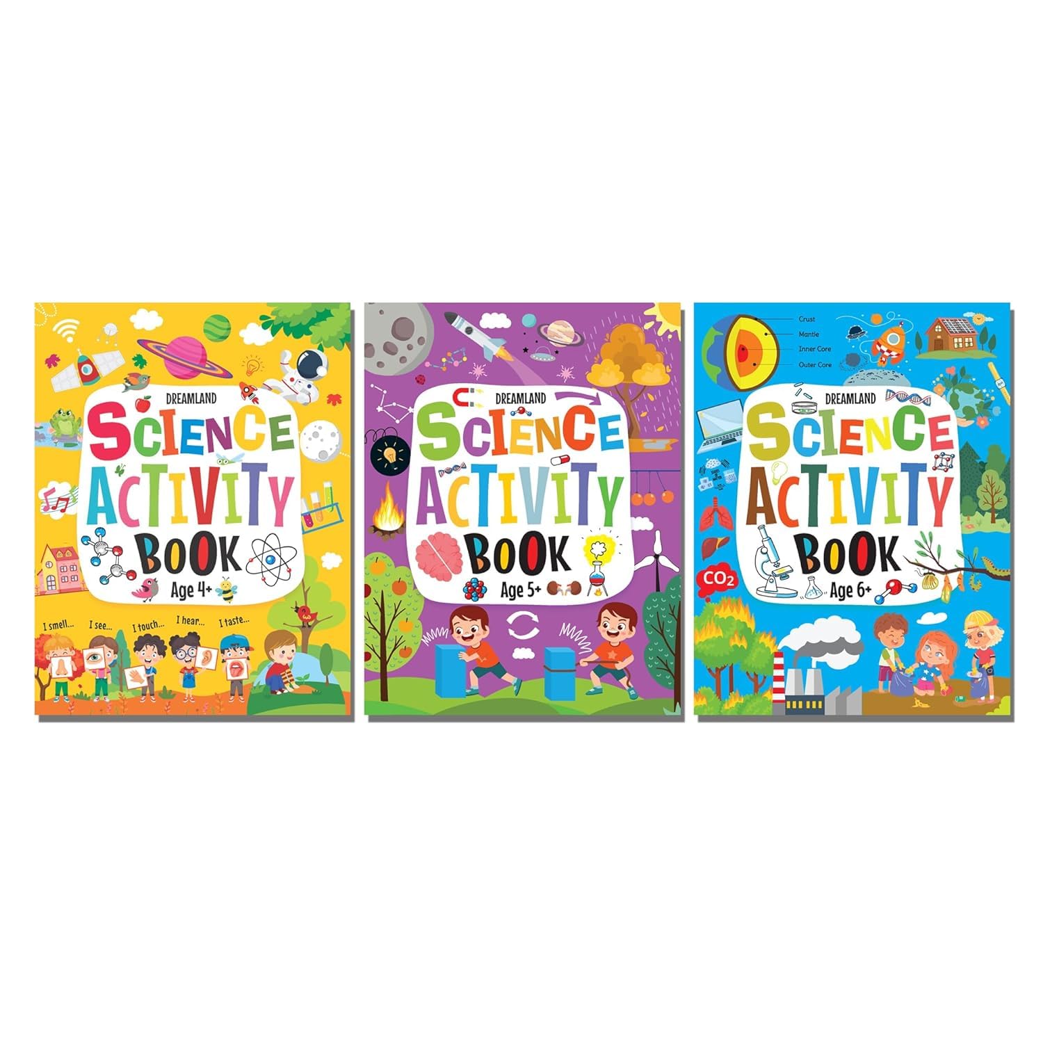 Science Activity Books Pack- A Set of 3 Books