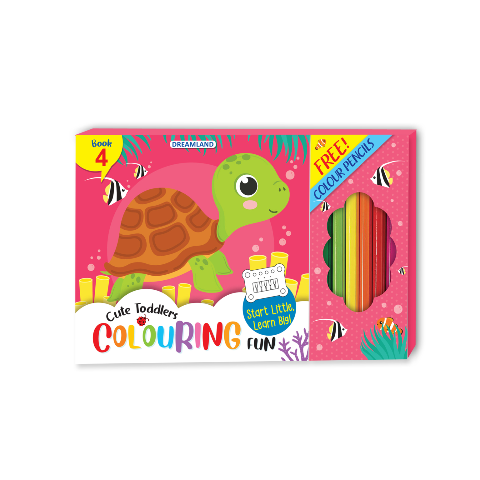 CUTE TODDLERS COLOURING FUN BOOK - 4
