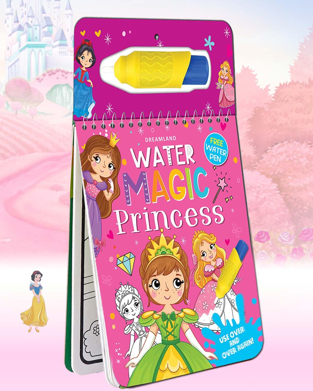 WATER MAGIC PRINCESS- WITH WATER PEN - USE OVER AND OVER AGAIN