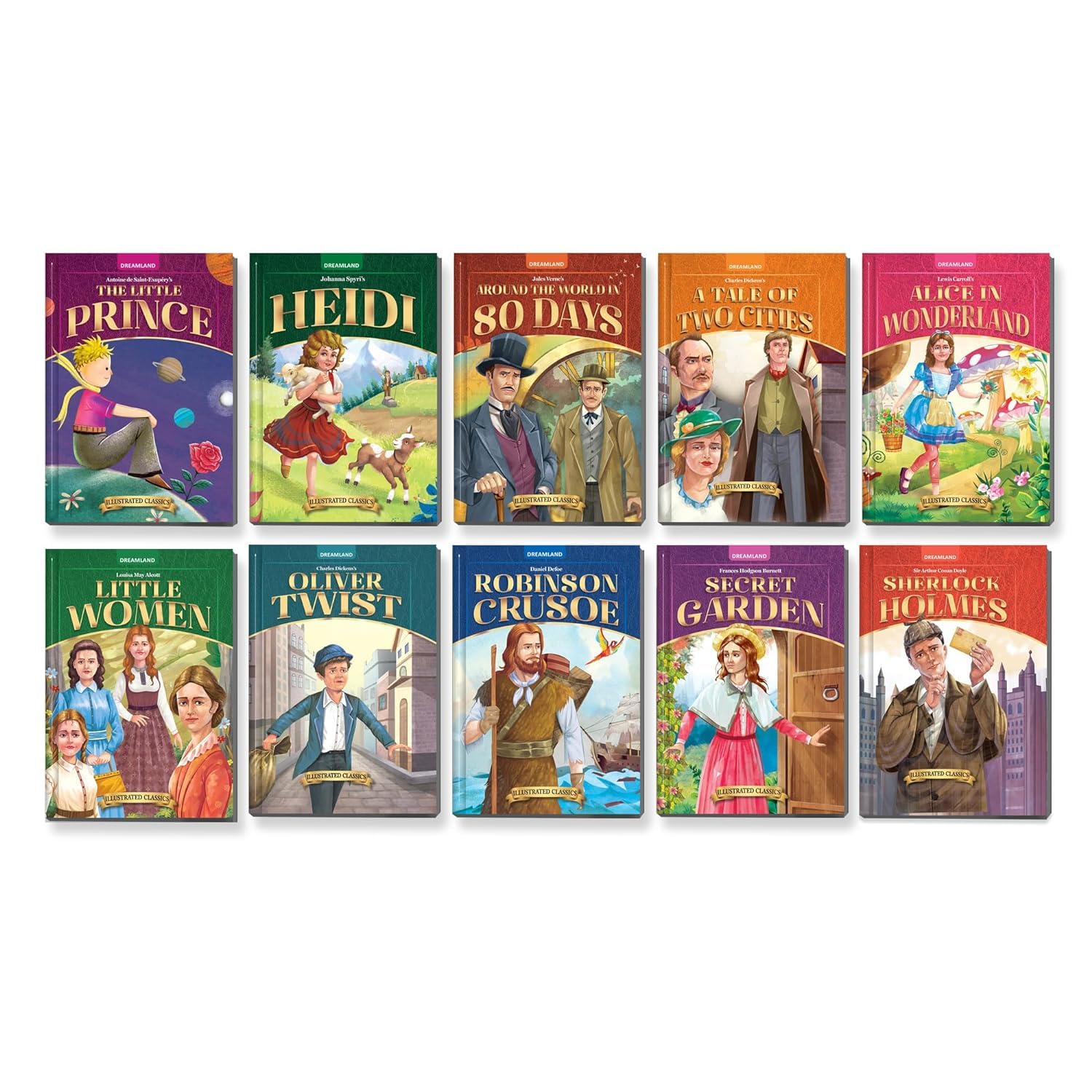 Illustrated Classics - A Pack of 10 Books
