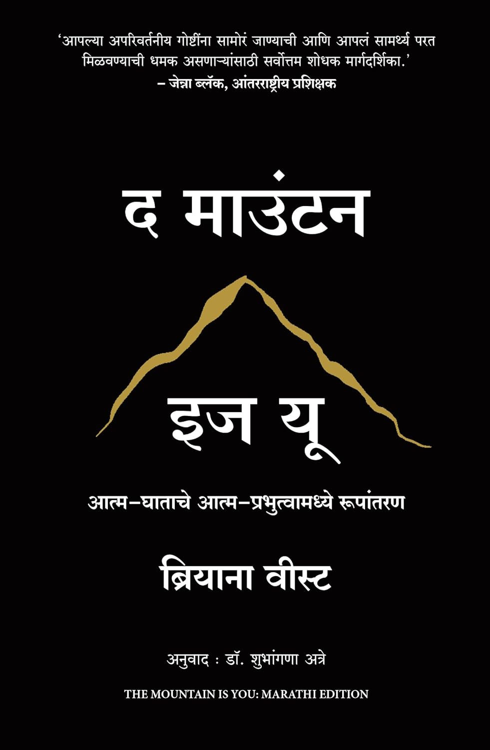 The Mountain Is You: Transforming Self-Sabotage Into Self-Mastery (Marathi)