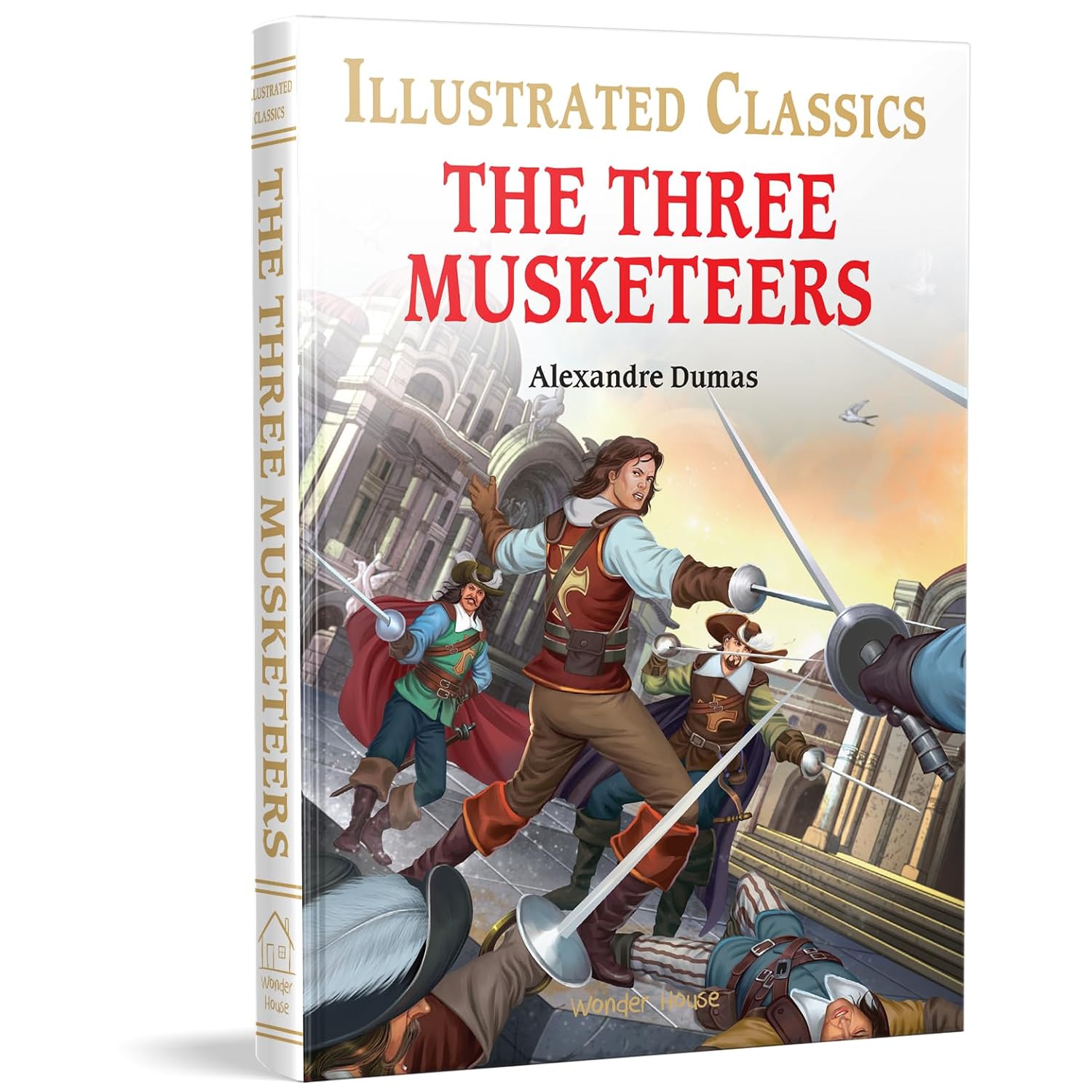 The Three Musketeers : Illustrated Abridged Children Classic English Novel with Review Questions (Ha