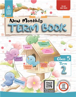 New Monthly Term Book Class 5 Term 2 : As per NCF 2023
