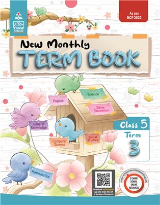 New Monthly Term Book Class 5 Term 3 : As per NCF 2023
