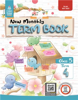 New Monthly Term Book Class 5 Term 4: As per NCF 2023
