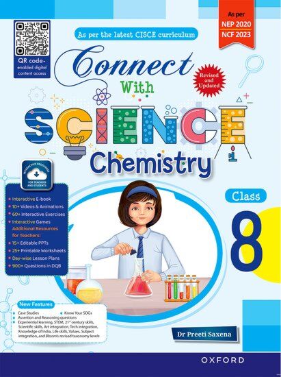 Connect with Science Chemistry (CISCE Edition) Book for Class 8
