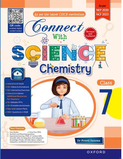 Connect with Science Chemistry (CISCE Edition) Book for Class 7
