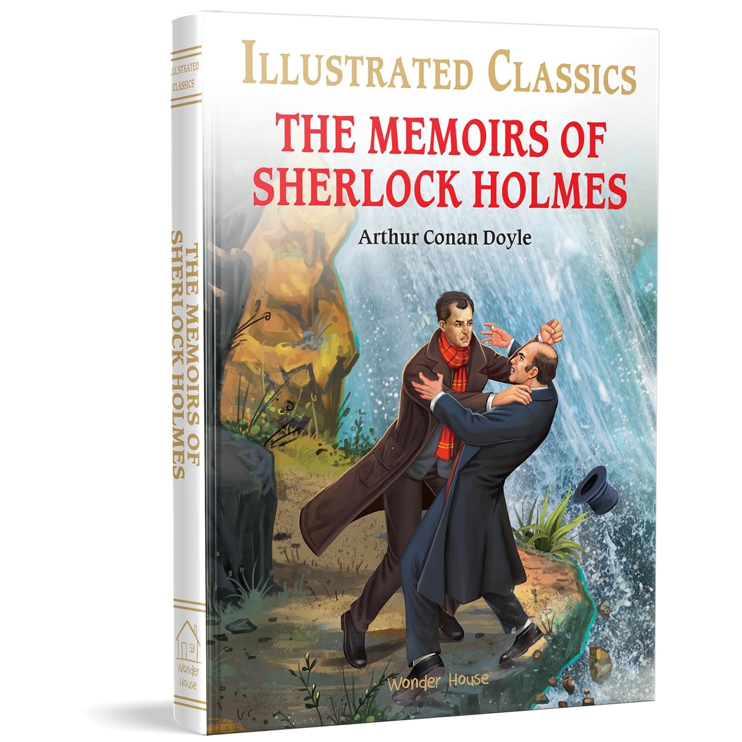 THE MEMOIRS OF SHERLOCK HOLMES : ILLUSTRATED ABRIDGED CHILDREN CLASSIC ENGLISH NOVEL WITH REVIEW QUE