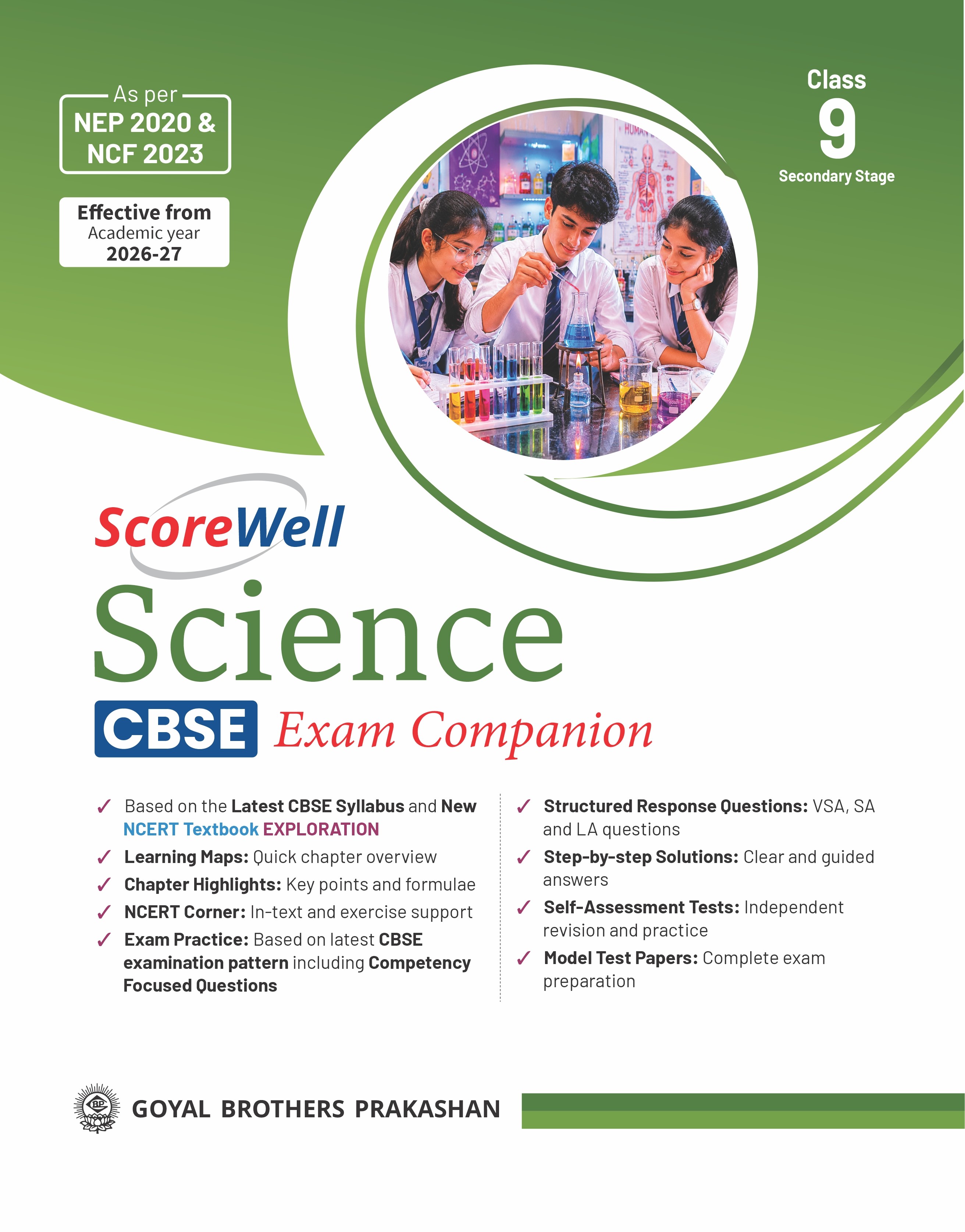 Score Well Science CBSE Exam Companion Class 09 (A.Y. 2026-27)