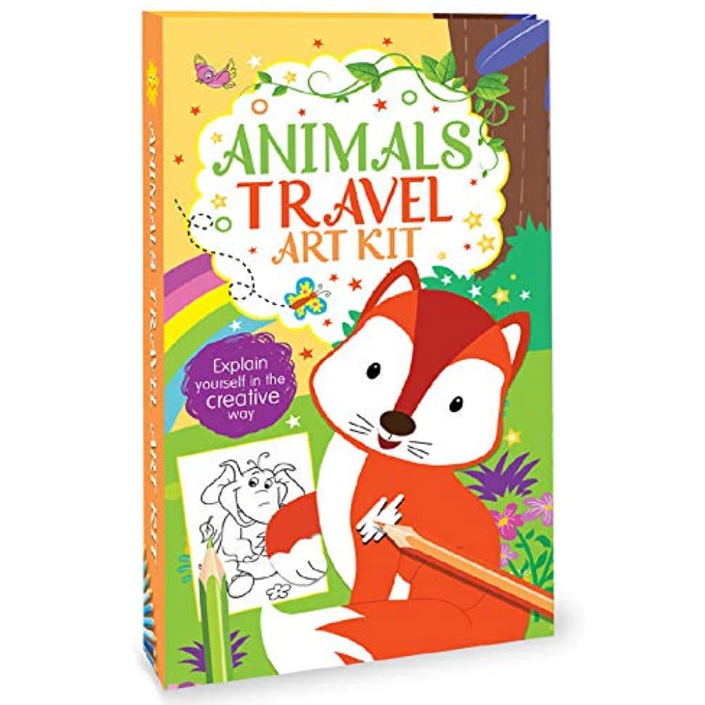 ANIMALS TRAVEL ART KIT