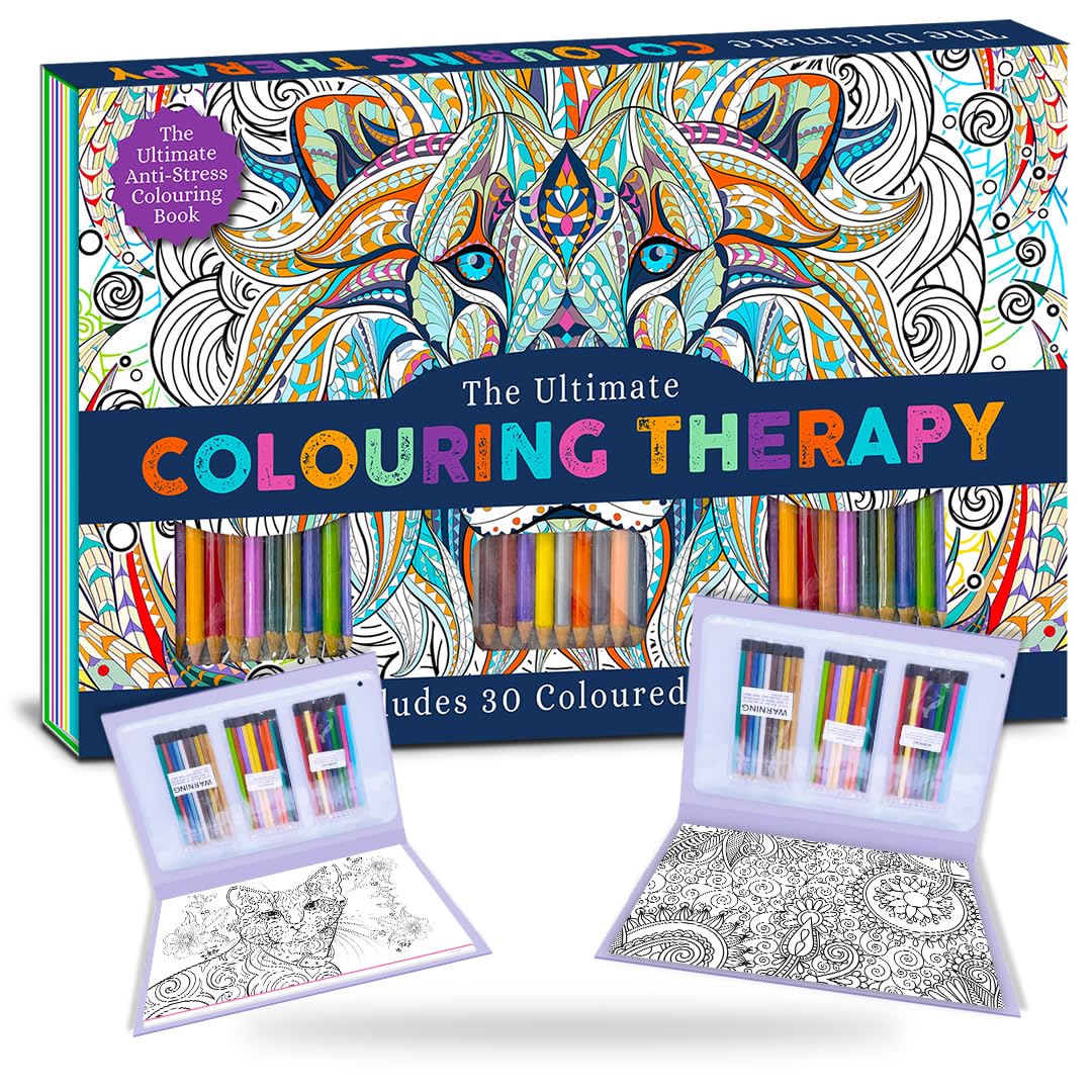 THE ULTIMATE COLOURING THERAPY - CREATIVE ART