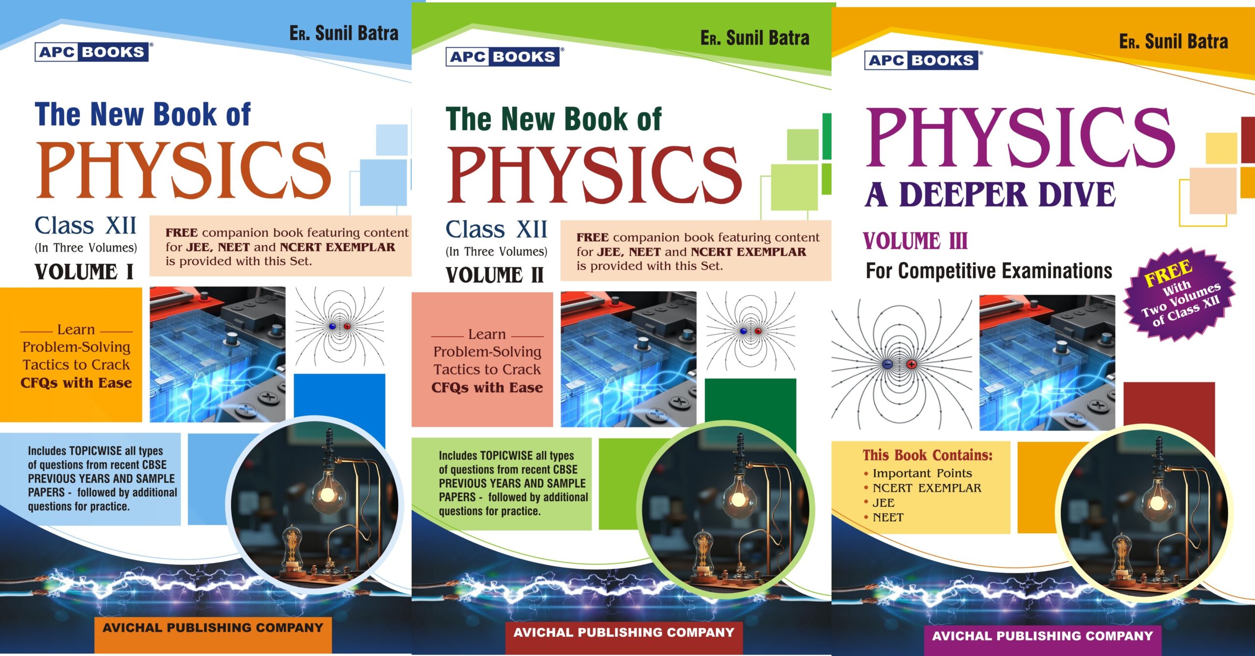 THE NEW BOOK OF PHYSICS XII (IN 3 VOLUMES)