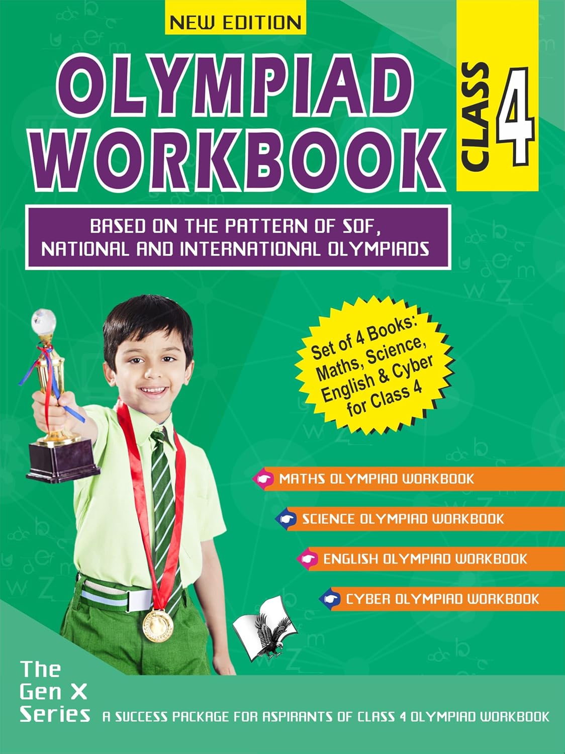 OLYMPIAD WORKBOOK VALUE PACK CALSS 4 (4 BOOK SET)