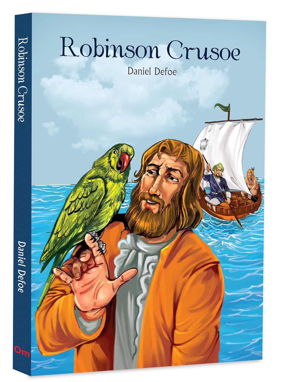 ROBINSON CRUSOE BY DANIEL DEFOE - COLORED -  A TIMELESS TALE OF SURVIVAL, ADVENTURE AND SELF