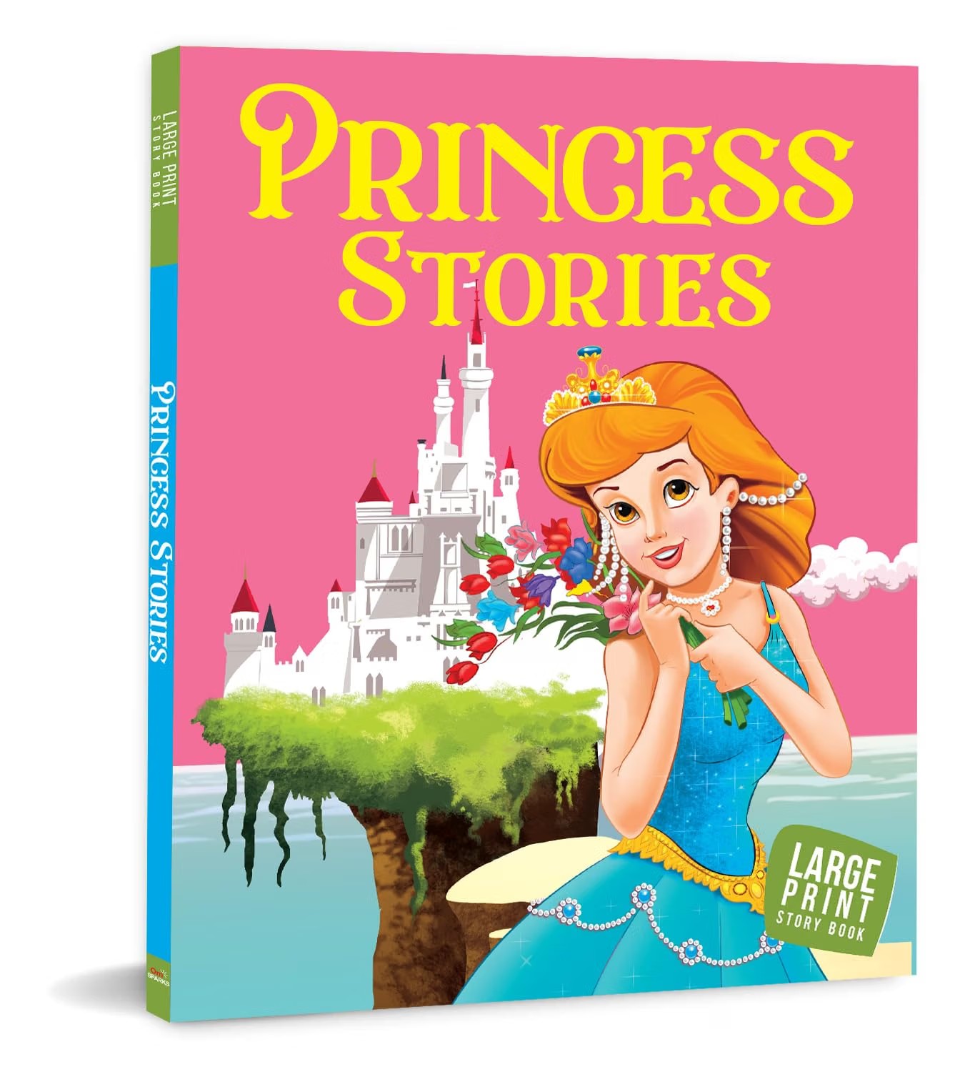 LARGE PRINT  PRINCESS STORIES (PAPER BACK)