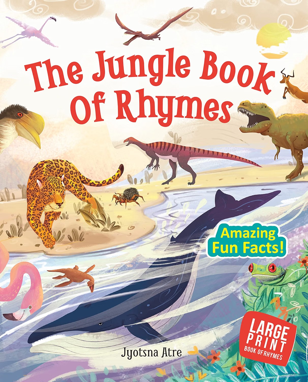 LARGE PRINT STORY BOOK THE JUNGLE BOOKS OF RHYMES (PAPER BACK)