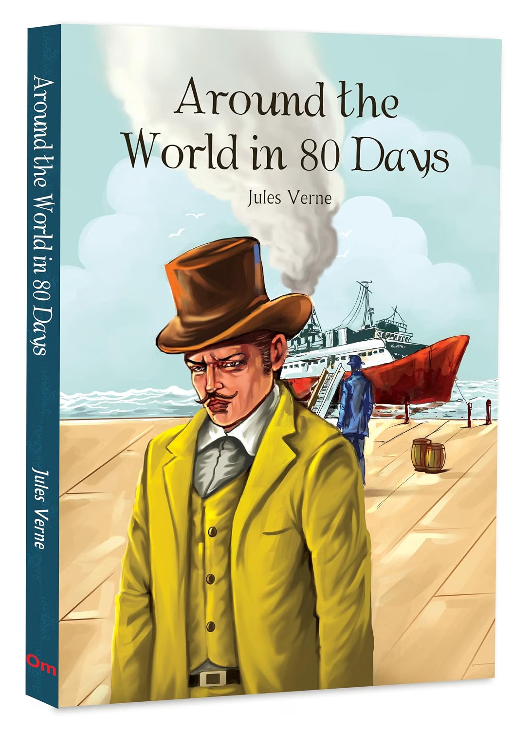 AROUND THE WORLD IN 80 DAYS BY JULES VERNE –  COLORED - A TIMELESS CLASSIC OF ADVENTURE
