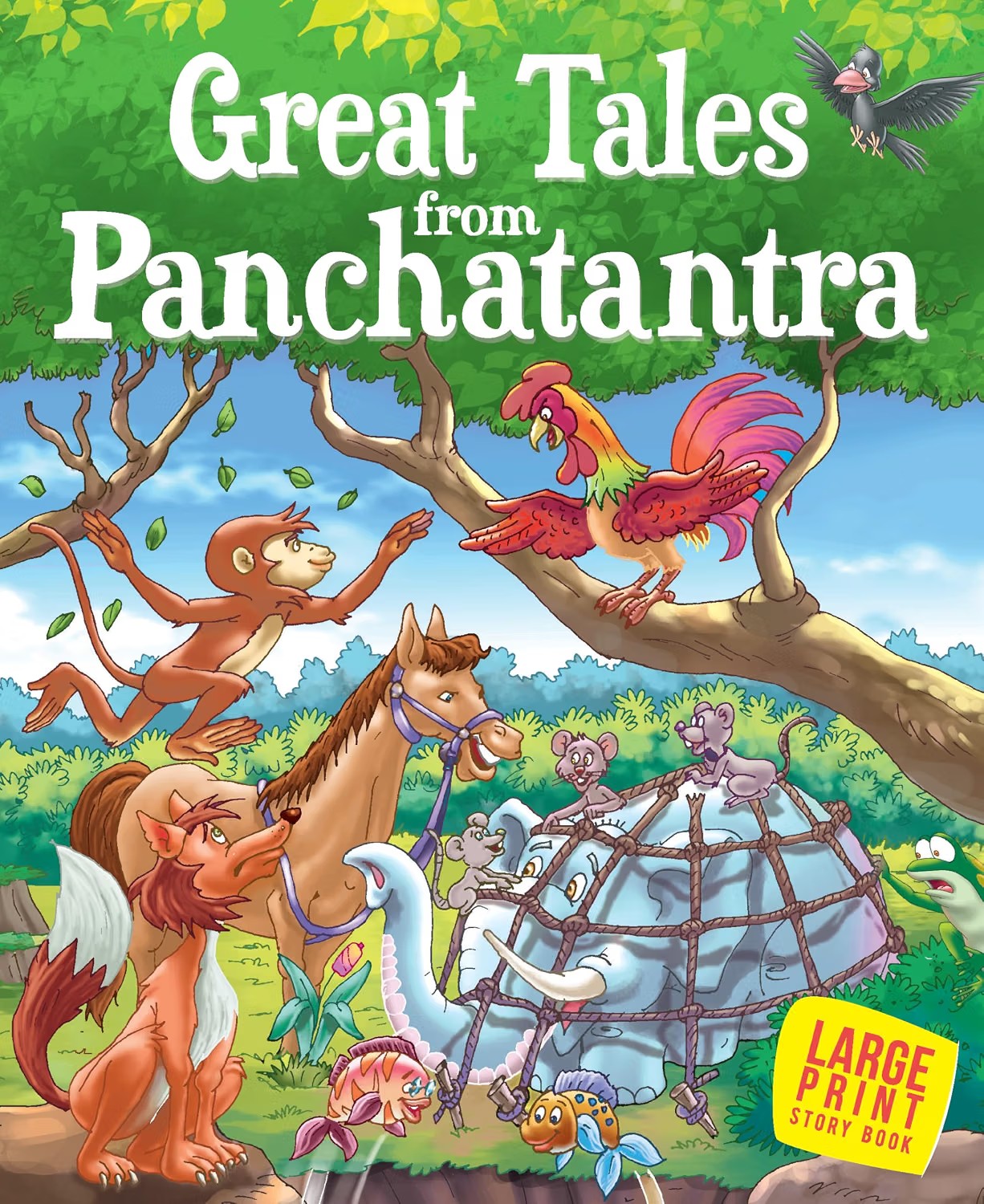 LARGE PRINT GREAT TALES FROM PANCHATANTRA (BINDER)