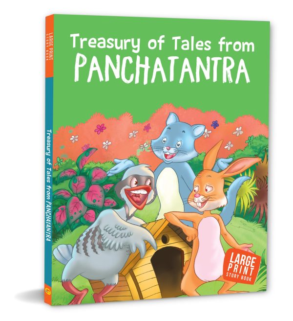 LARGE PRINT STORY BOOK :TREASURY OF TALES FROM PANCHATANTRA - STORY BOOK