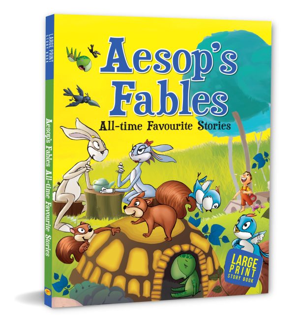 LARGE PRINT STORY BOOK: AESOPS FABLES - ALL-TIME FAVOURITE STORIES
