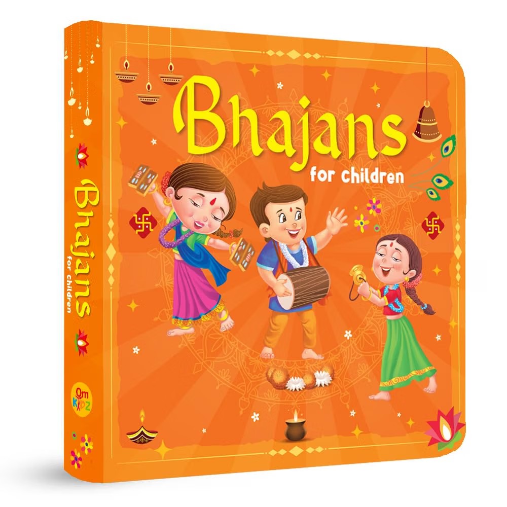 BHAJANS FOR CHILDREN - ILLUSTRATED BOARD BOOK FOR KIDS