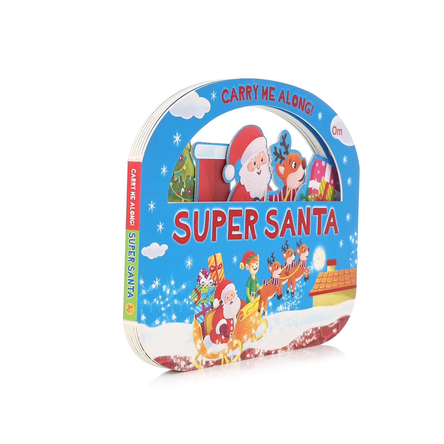 BOARD BOOK: CARRY ME ALONG - SUPER SANTA - BOARD BOOK FOR KIDS