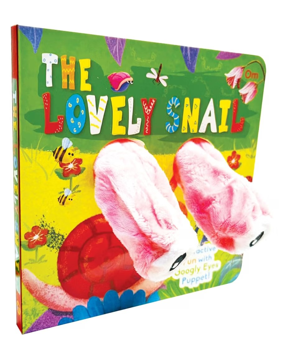 LOVELY SNAIL GOOGLY EYES FINGER PUPPET BOOK FOR CHILDREN: ANIMAL FINGER PUPPET BOARD BOOK FOR BABIES