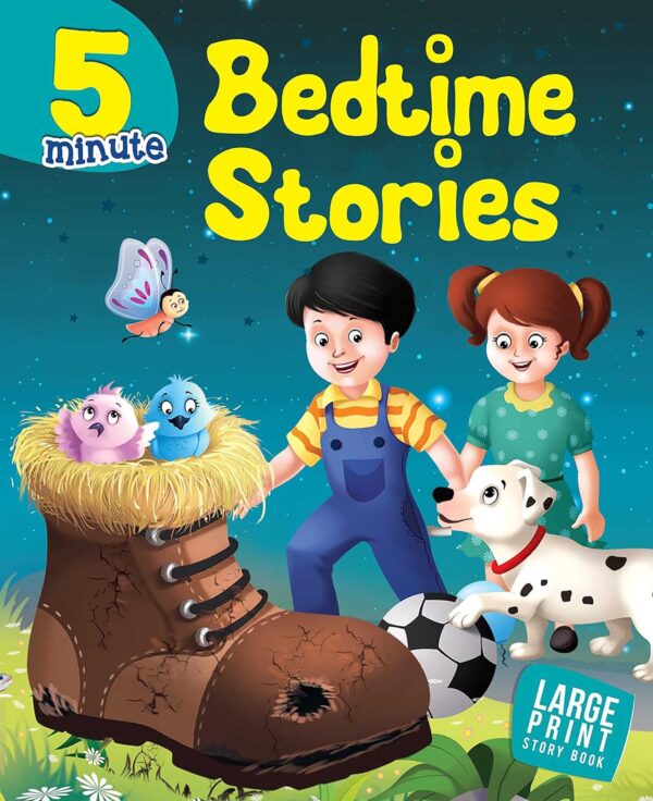 5 MINTUTE BEDTIME STORIES : LARGE PRINT (PAPERBACK)