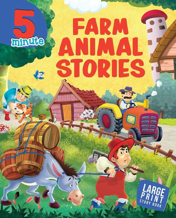 5 MINUTE FARM ANIMALS : LARGE PRINT