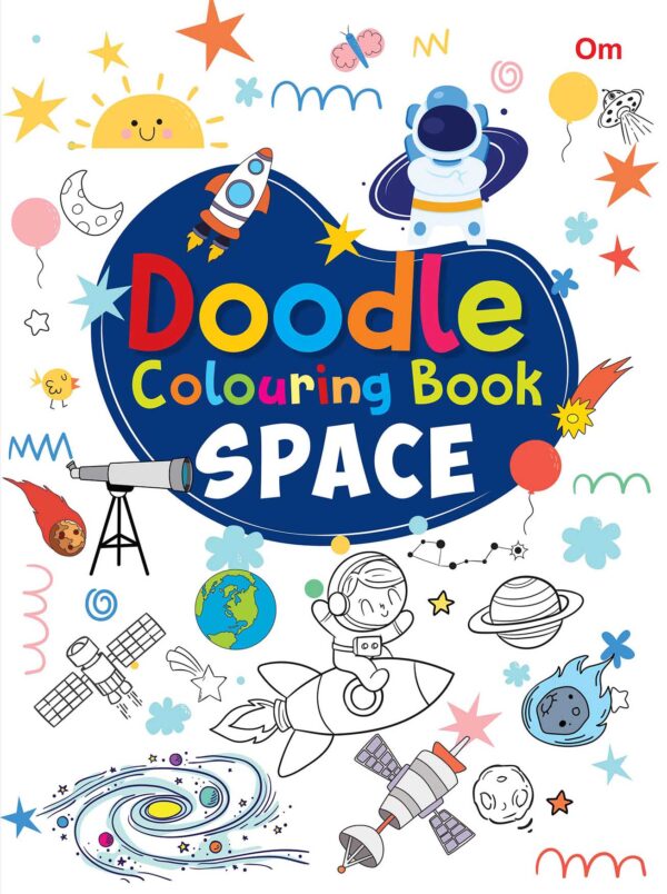 COLOURING BOOK: DOODLE COLOURING BOOK SPACE