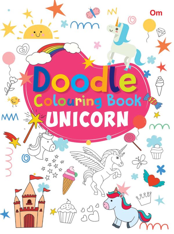 COLOURING BOOK: DOODLE COLOURING BOOK UNICORN