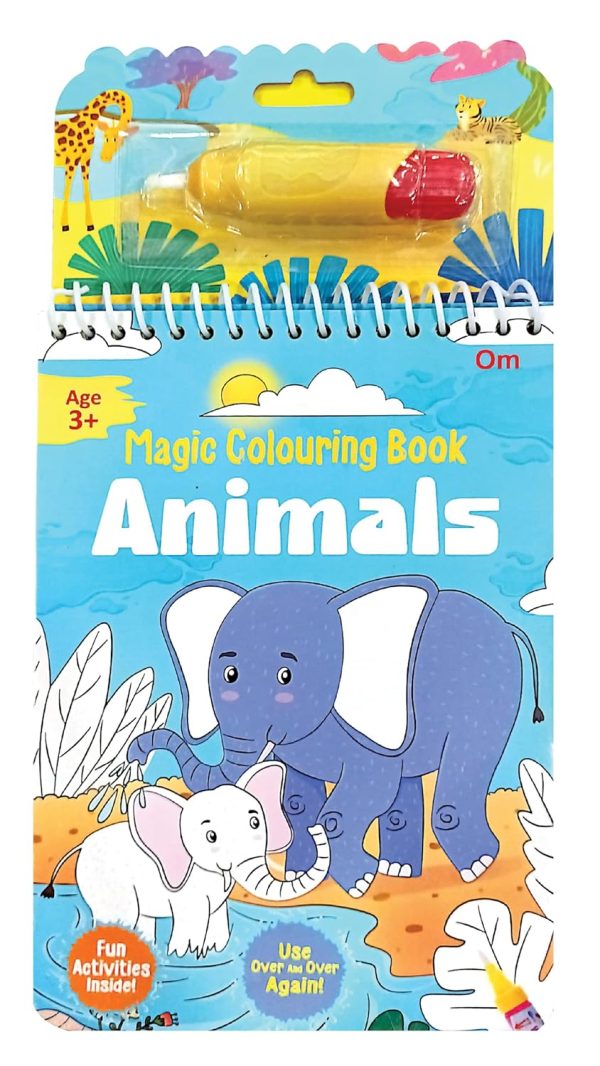 ANIMALS MAGIC COLOURING BOOK FOR KIDS: COLOR THE WILD | COLOURING FUN ACTIVITIES