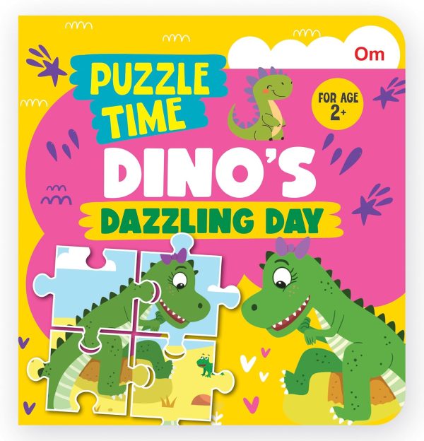 PUZZLE PLAY TIME: PLAY DINO’S DAZZLING DAY | JIGSAW PUZZLE & STORY BOOK FOR KIDS