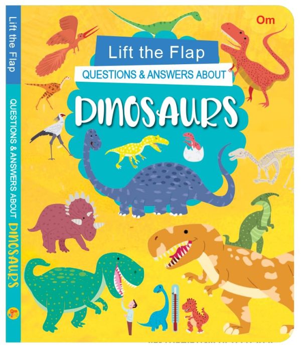 BOARD BOOK: LIFT THE FLAP QUESTION & ANSWER ABOUT DINOSAURS- ACTIVITY BOOK FOR CHILDREN AGE 3-5 YEAR