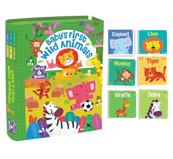 BABY’S FIRST WILD ANIMALS (BOX) (BOARD BOOK FOR CHILDREN)