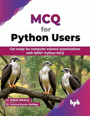 MCQ FOR PYTHON USERS