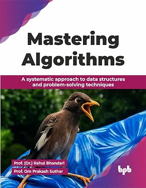 MASTERING ALGORITHMS