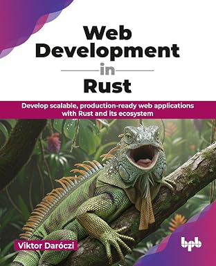 WEB DEVELOPMENT IN RUST