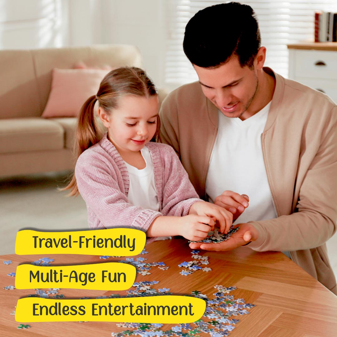 Advit Toys Animal Homes- Jigsaw Puzzle | Learning and Educational Toys and Games | Educational Puzzle Game (48 Piece + Educational Fun Fact Book Inside)