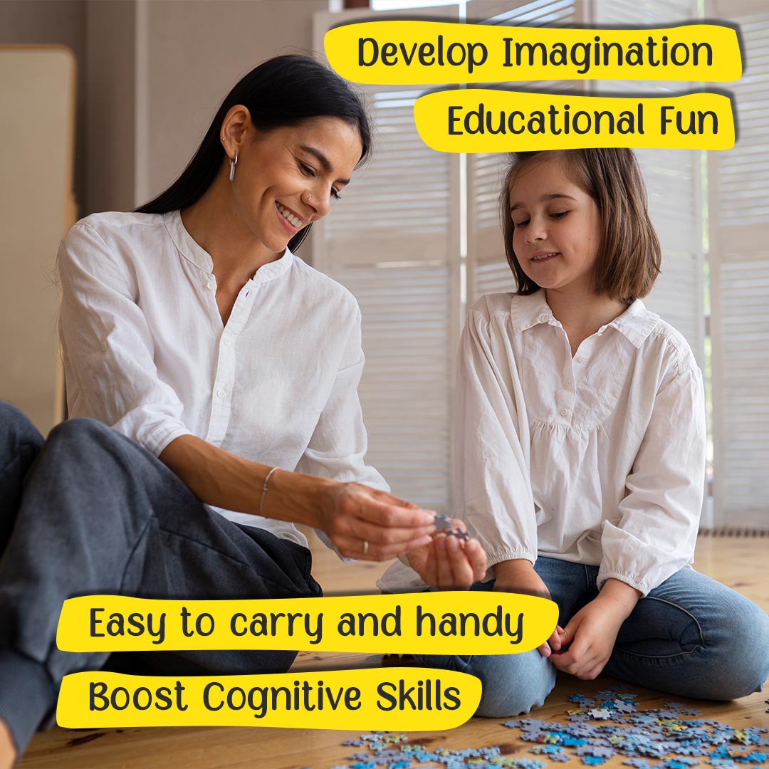 Advit Toys - Birds Jigsaw Puzzle | Fun and Challenging Having Realistic Illustrations | Birthday Gifts Ideas for Kids (48 Piece + Educational Fun Fact Book Inside)