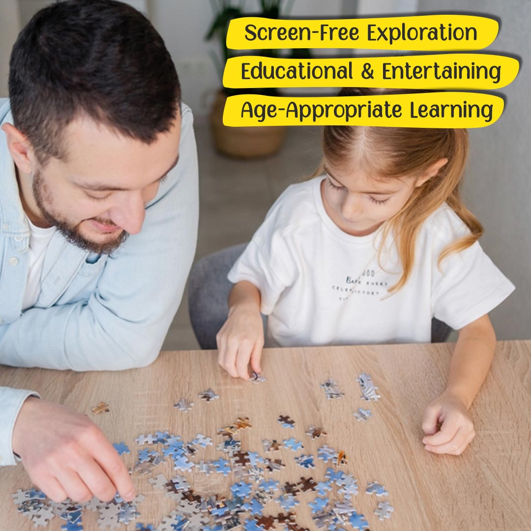 Advit Toys Cinderella - Jigsaw Puzzle | Jigsaw Puzzles for Kids | Best Gift for Baby Boys and Girls(100 Piece + Educational Fun Fact Book Inside)